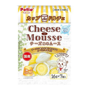 Petio-狗小食-日本產低卡路里-芝士味杯裝慕斯-112g-90502236-Petio-寵物用品速遞