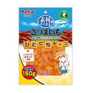 Petio-狗小食-天然原味-香甜高纖幹甘薯粒-腸胃健康-150g-90501813-Petio-寵物用品速遞