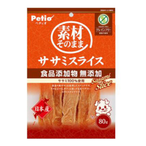 Petio-狗小食-日本產無添加-日本產風乾雞胸肉片-低敏無穀物-80g-90502546-Petio-寵物用品速遞