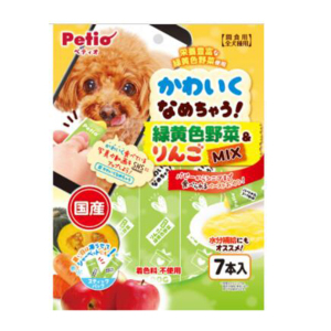 Petio-狗小食-日本產野菜蘋果醬-營養-水分補充-7支裝-90502315-Petio-寵物用品速遞