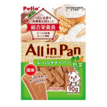 Petio 日本產 綜合營養 鬆軟蔬菜雞胸肉麵包條 90g (90502548) 狗小食 Petio 寵物用品速遞