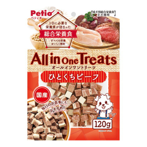 Petio-日本產-All-in-One-Treats-綜合營養-濃郁一口牛肉粒-120g-90502664-Petio-寵物用品速遞
