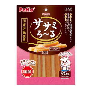Petio-日本產-低脂雞胸肉卷-膠原蛋白-皮毛關節健康-95g-90502666-Petio-寵物用品速遞