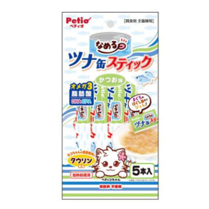 Petio-吞拿魚-鰹魚貓濕糧條-牛磺酸-DHA-EPA-5支裝-90602683-Petio-寵物用品速遞