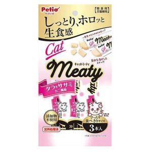 Petio-貓小食-無添加生食感-蟹肉味雞胸肉-鱈魚肉醬-3支裝-90602452-Petio-寵物用品速遞