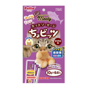 Petio-Meaty-貓小食-Meaty-無添加吞拿魚味流心肉粒-輔助喂藥-牛磺酸-DHA-EPA-10gx4小袋-90602688-Petio-寵物用品速遞