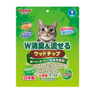 Petio可沖廁消臭粒-柏木香味-1500ml-91602066-貓砂盤用消臭用品-寵物用品速遞