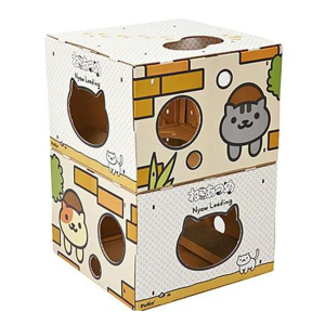 Petio-貓咪收集系列-組合紙板貓塔-可愛貓圖案-91602382-貓抓板-貓爬架-寵物用品速遞