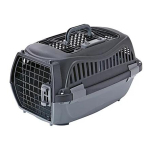 Petio 寵物雙門手提籠 黑色 S (91601521) 貓犬用日常用品 寵物籠 寵物用品速遞