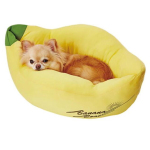 Petio 貓狗用冷感可手洗寵物床 香蕉 (貓狗用) (91602826) 貓犬用日常用品 寵物床墊用品 寵物用品速遞