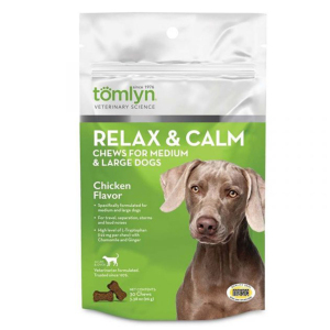 狗狗保健用品-Tomlyn-中及大型犬-舒緩情緒抗壓力軟粒-30粒-429448-營養保充劑-寵物用品速遞