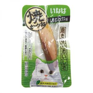 INABA-CIAO-日本CIAO燒鰹魚條-しらすミックス味-小包裝-15g-銀魚口味-綠-CIAO-INABA-寵物用品速遞