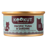 KOOKUT 貓罐頭 天然太平洋吞拿魚沙甸魚 70g (WCKUCW1008297) 貓罐頭 貓濕糧 KOOKUT 寵物用品速遞
