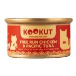 KOOKUT 貓罐頭 天然放養雞太平洋吞拿魚 70g (WCKUCW1008280) 貓罐頭 貓濕糧 KOOKUT 寵物用品速遞