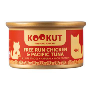 KOOKUT-天然貓罐-放養雞太平洋吞拿魚-70g-KOOKUT-寵物用品速遞