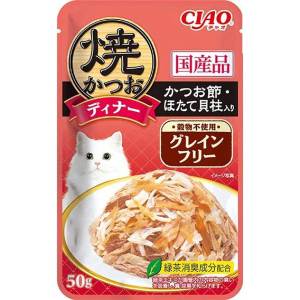 CIAO-貓零食-日本肉泥餐包-無穀物-鰹魚-扇貝-50g-橙-IC-244-CIAO-INABA-寵物用品速遞