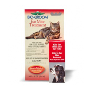 貓犬用清潔美容用品-BIO-GROOM-除耳蚤劑-Ear-Mite-Treatment-1oz-BG14001-耳朵護理-寵物用品速遞