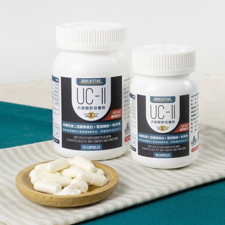 汪喵星球 DogCatStar UCII 關節保養粉 (MSM 加強配方) 35顆 (貓犬用) (HS749) (圖片3)