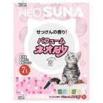 紙貓砂 日本NEO SUNA肥皂味紙砂 7L (粉紅色) 貓砂 紙貓砂 寵物用品速遞