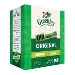 Greenies 狗零食 Original Teenie 潔齒骨 的骰犬用 96支 27oz (10258164) 狗零食 Greenies 寵物用品速遞