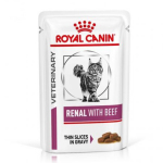 Royal Canin 法國皇家 貓濕糧 處方糧 腎臟護理配方 Renal Pouch-Beef Flavour RF23 牛肉味 85g (PEV503) 貓罐頭 貓濕糧 Royal Canin 法國皇家 寵物用品速遞