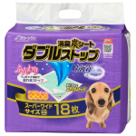 日本Clean One 消臭炭雙層吸收 抗菌Plus 寵物尿墊 狗尿墊 狗尿片 [90x60 L碼 18枚] (紫) 狗狗 狗尿墊 狗尿片 寵物用品速遞