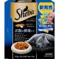 貓小食-日本Sheba-Duo-Plus-夾心餡餅貓咪乾糧-保護腸道-4種口味MIX-200g-藍-Sheba