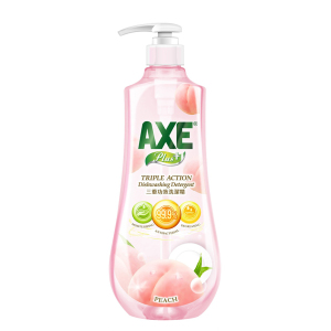 生活用品超級市場-AXE-Plus-三重功效洗潔精-Triple-Action-Dishwashing-Detergent-蜜桃-Peach-1kg-11411008010017-洗衣用品-寵物用品速遞