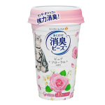 Unicharm 日本貓砂盆消臭珠 粉紅花香味 450ml 貓咪日常用品 貓砂盆用消臭用品 寵物用品速遞