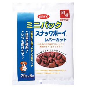 狗小食-日本d_b_f-狗小食-迷你包裝-雞肝肉乾粒-犬用-120g-20gx6袋入-藍-d.b.f-寵物用品速遞
