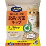 木貓砂 日本花王脫臭抗菌大粒木貓砂 4L (黃) 貓砂 木貓砂 寵物用品速遞