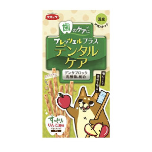 狗小食-日本SMACK-狗小食-含乳酸菌-潔齒百力滋-蘋果味-30g-綠-SMACK-寵物用品速遞