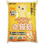豆腐貓砂 日本Mityan特強吸水玉米豆乳貓砂 黃雙孔 7L (CL001) 貓砂 豆腐貓砂 寵物用品速遞