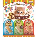 日本Petline Candy Pouch貓小食 肉醬餐包 3種魚味MIX (鰹魚+鰹魚蟹肉+金槍魚) 99g (橙) 貓小食 日清 寵物用品速遞