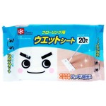 日本LEC 地板除塵紙 20枚 (濕) (淺藍) 生活用品超級市場 家居清潔
