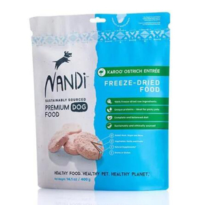 Nandi-狗糧-凍乾KAROO鴕鳥肉-Freeze-Dried-Karoo-Ostrich-400g-NA080-Nandi-寵物用品速遞