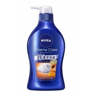 生活用品超級市場-日本Nivea-妮維雅-濃厚保濕皂香沐浴露-義式蜂蜜-480ml-個人護理用品-寵物用品速遞