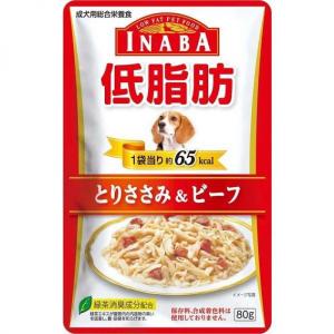 CIAO-狗濕糧-日本狗狗低脂肪袋裝濕糧-雞胸及牛肉-RD-01-80g-紅-賞味期限-31_10_2021-CIAO-INABA-寵物用品速遞