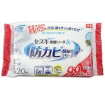 日本Life do plus 99.9%除菌 含酒精成分 防霉清潔濕紙巾 大片裝 20枚 生活用品超級市場 廚房用品