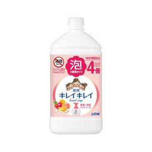 生活用品超級市場-日本LION-Kirei-Kirei-泡泡洗手液-清新果香-800ml-補充裝-橙色-個人護理用品-清酒十四代獺祭專家