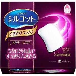 生活用品超級市場-日本Unicharm-SILCOT柔滑化妝棉-32片入-個人護理用品-清酒十四代獺祭專家