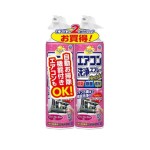 日本Earth Chemical 免水洗冷氣清潔劑 420ml 2個入 (花果香 - 粉) - 清貨優惠 (TBS) 生活用品超級市場 家居清潔