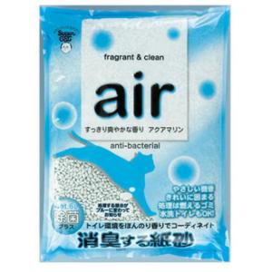 Super-Cat-紙貓砂-日本Super-Cat-air除菌消臭紙砂-水晶藍-6L-紙貓砂-寵物用品速遞