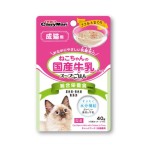 日本CattyMan 成貓用 綜合營養 水份補給 國產牛乳湯包 雞肉+金槍魚 40g (綠) 貓零食 寵物零食 CattyMan 寵物用品速遞