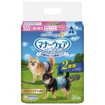 狗尿墊-Unicharm-日本耐用透氣寵物尿墊-狗尿墊-狗尿片-腰圍20-30cm-SS碼-30枚-狗狗-寵物用品速遞