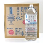 日本伊藤園 清澈天然水 軟水 2L 6本入 生活用品超級市場 飲品