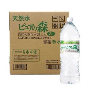 生活用品超級市場-日本勝利-天然水ピュアの森-軟水-2L-6本入-飲品-寵物用品速遞