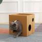 貓咪玩具-PetCheer-瓦楞紙單層貓屋-貓抓板-MJ096-貓抓板-貓爬架