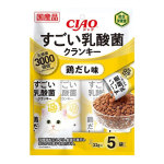 CIAO 貓糧 日本3000億個乳酸菌系列 雞肉高湯味 22g 5袋入 (黃) (P-238) 貓糧 CIAO INABA 寵物用品速遞