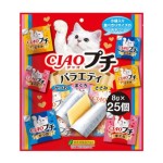 CIAO 貓零食 日本大大塊肉片 鰹魚+金槍魚+雞肉 8g 25枚 (TSC-156) 貓小食 CIAO INABA 貓零食 寵物用品速遞